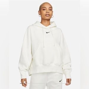 Women’s Nike Hoodie, White, Size Small